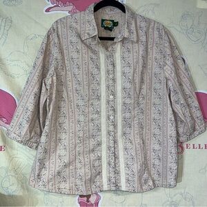 Women’s Cabela's Paisley Floral Outdoor Gear Blouse